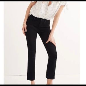Madewell Black Demi Boot Cut Jeans 25 Petite